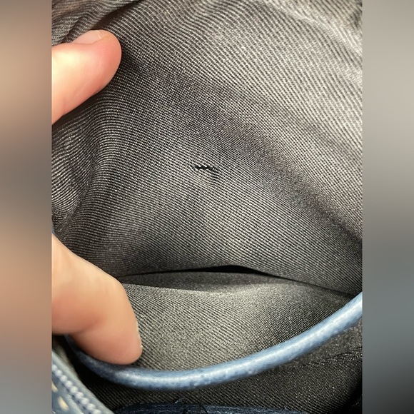 St. John’s Bay Vintage Blue Leather Handbag - Picture 9 of 15